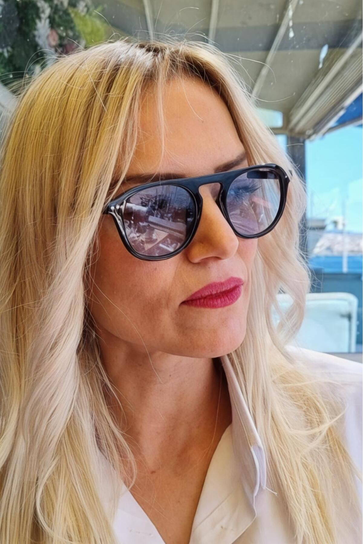 Uniquetrenders Unixex Jackie Yuvarlak Model Vintage Güneş Gözlüğü