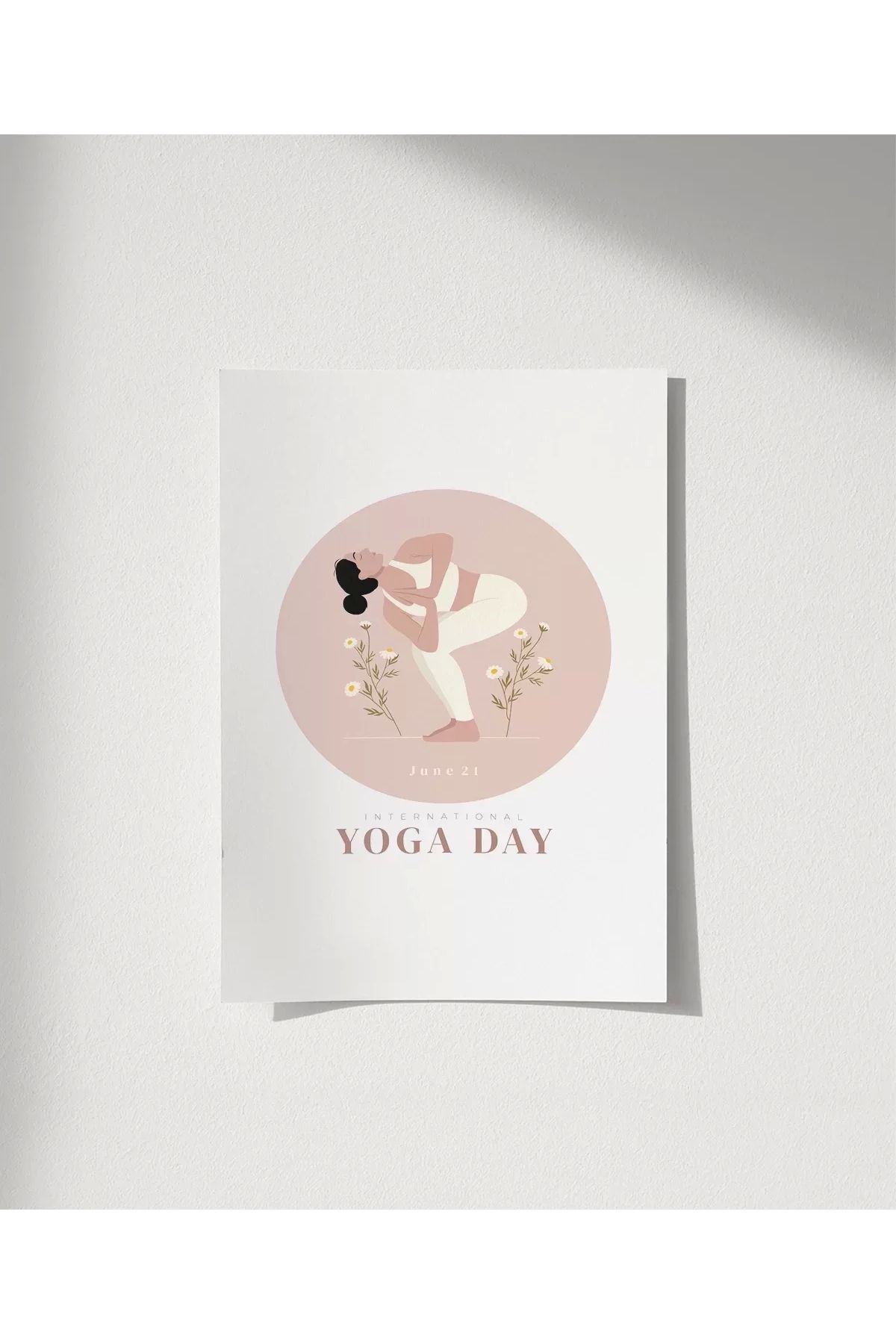 VOGLOO Çerçevesiz Poster Dingin ve Dengede