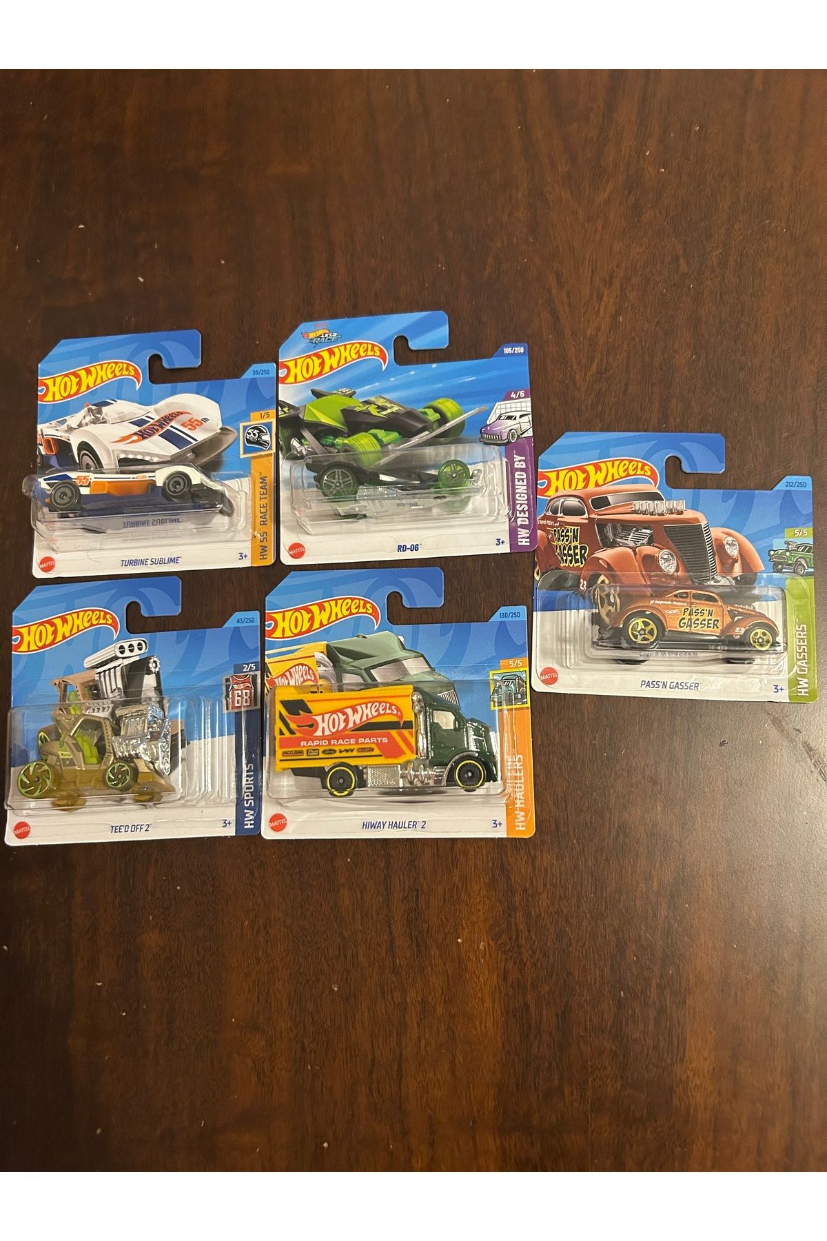 Hotwhells Hotwheels tekli arabalar 5li