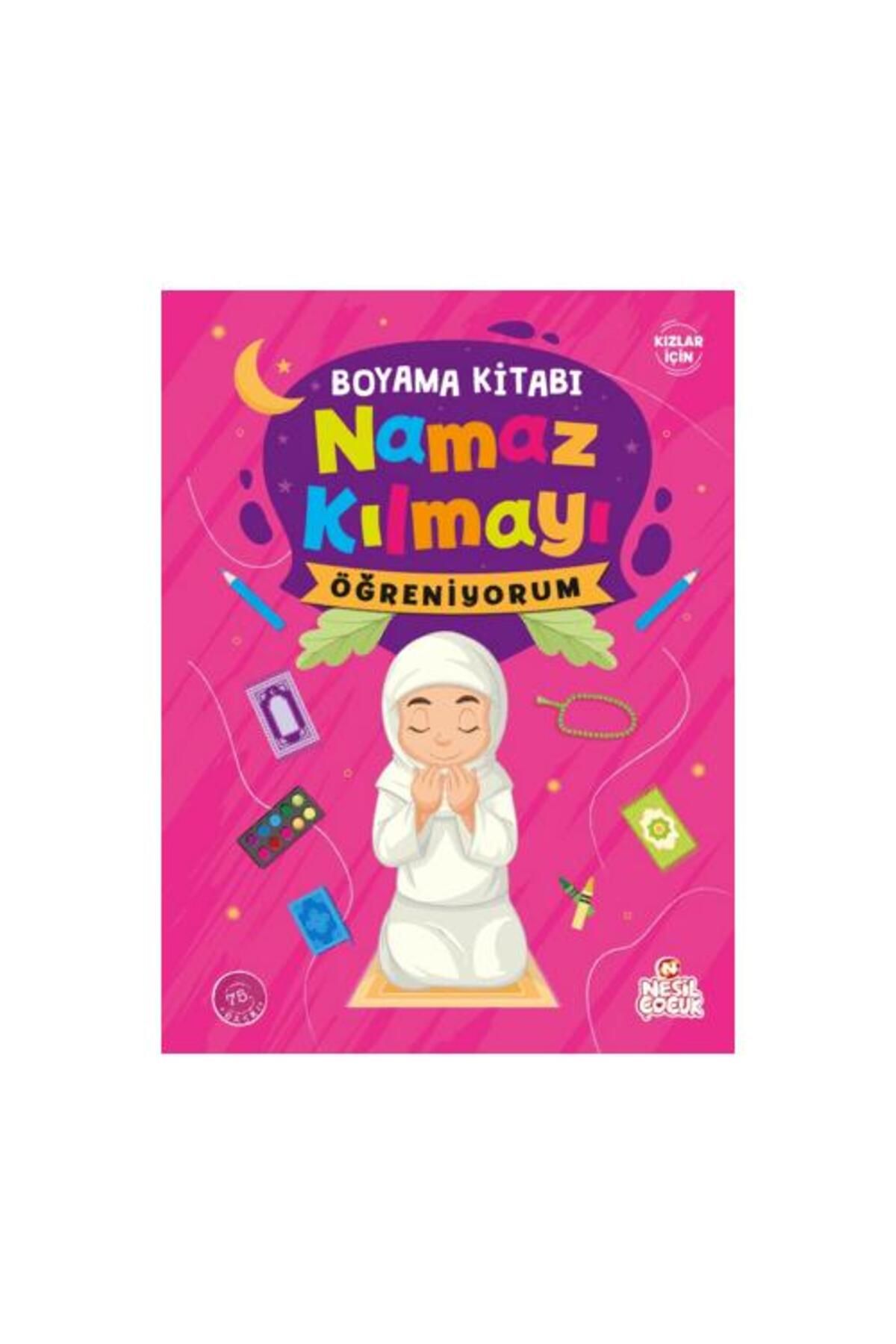 Nesil Çocuk Yayınları Namaz Kılmayı Öğreniyorum Kız Boyama