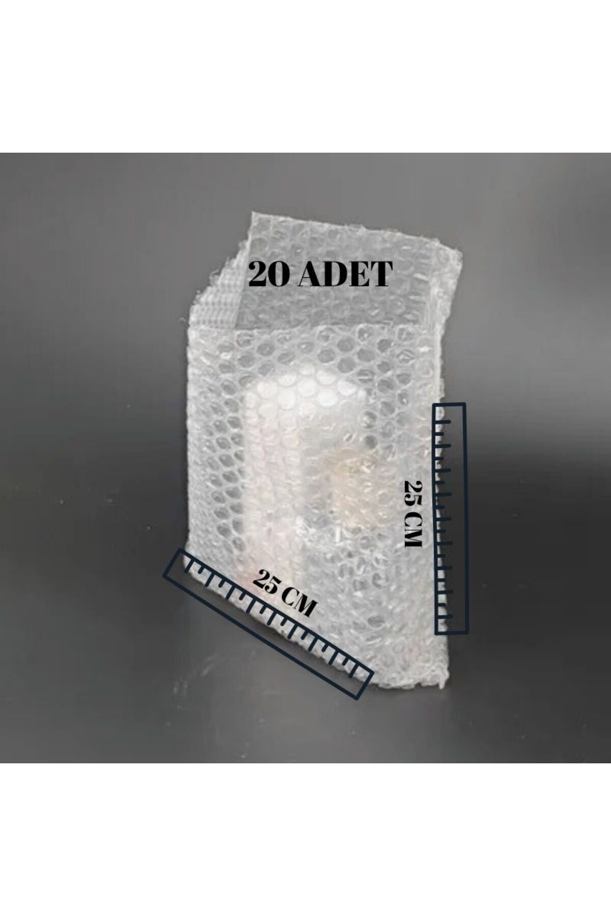 Sepaş Balonlu Naylon Patpat Kargo Poşeti 1. Sınıf 25x25 20 Adet