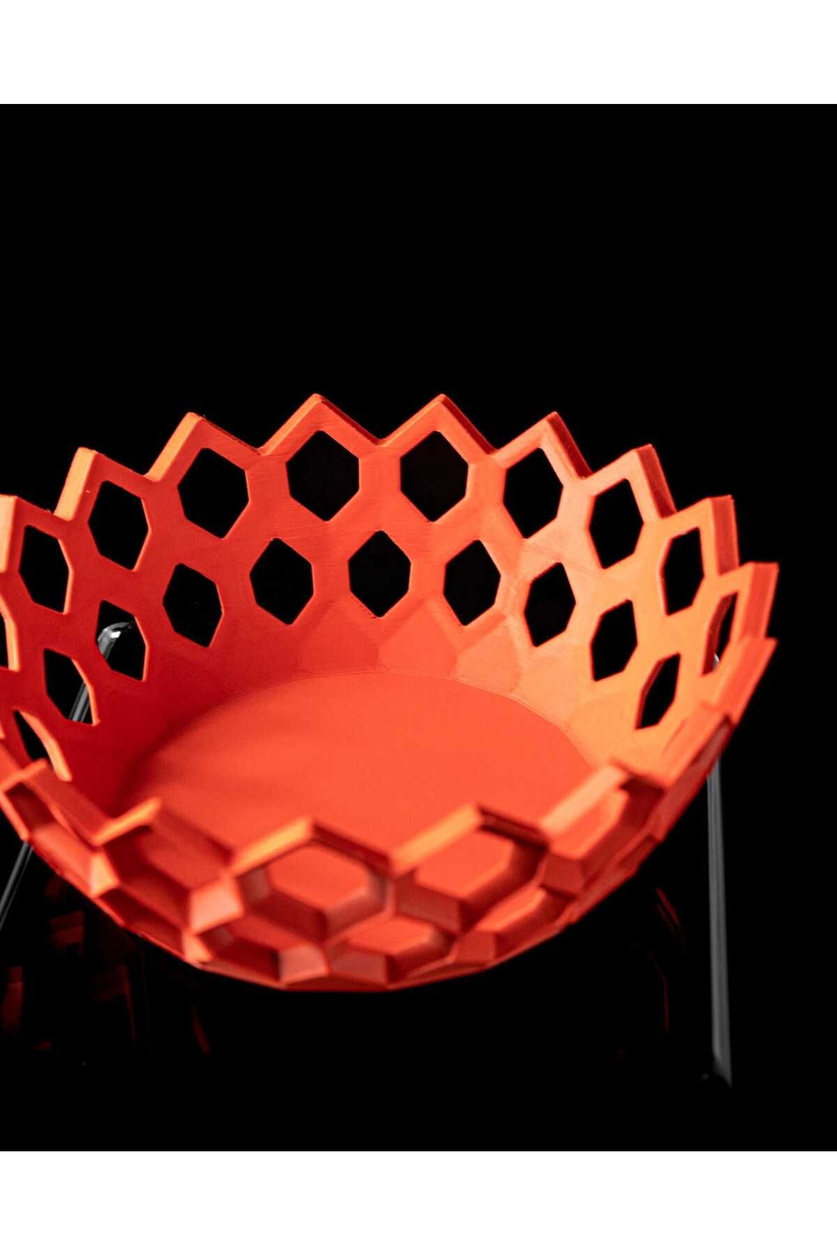 PRİNTİCA DESİGN Geometrik Tarzda 3D Dekoratif Sepet