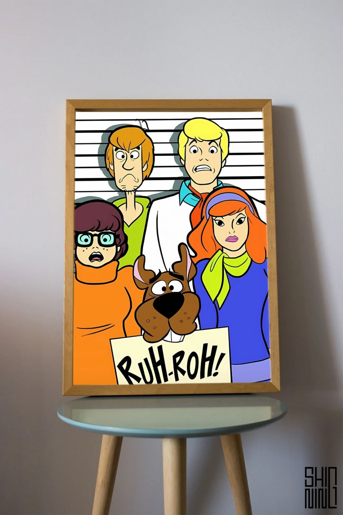 Home Çerçeveli "SCOOBY DOO " Tablo