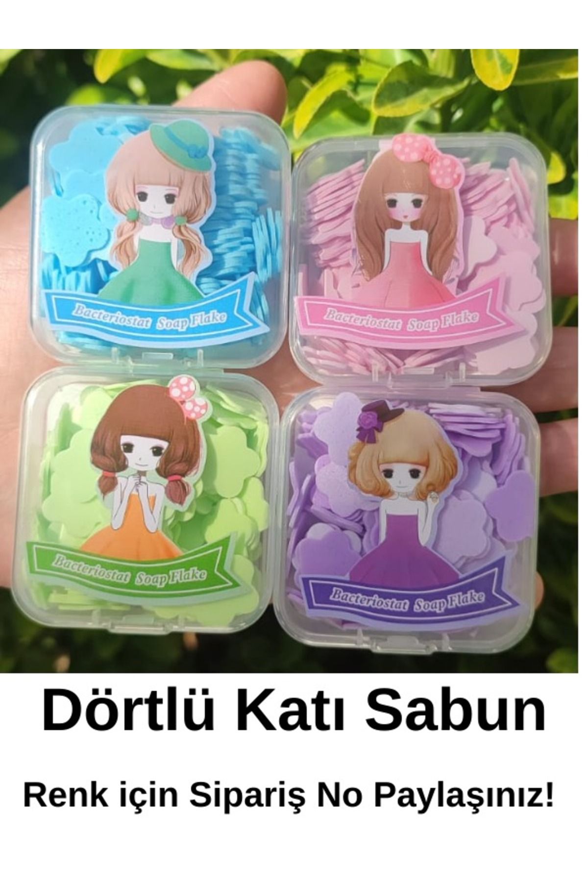 madamini Sihirli Sabun, 4'lü Paket 400 Yaprak Parfümlü Eriyen Mini Kağıt Sabun Öğrenci Çocuk Okul Dezenfektan