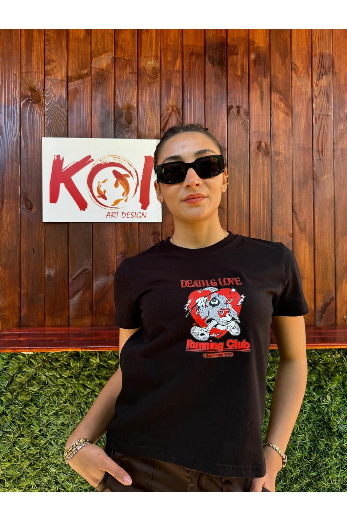Butik death and love / Kadın siyah Renk T-Shirt
