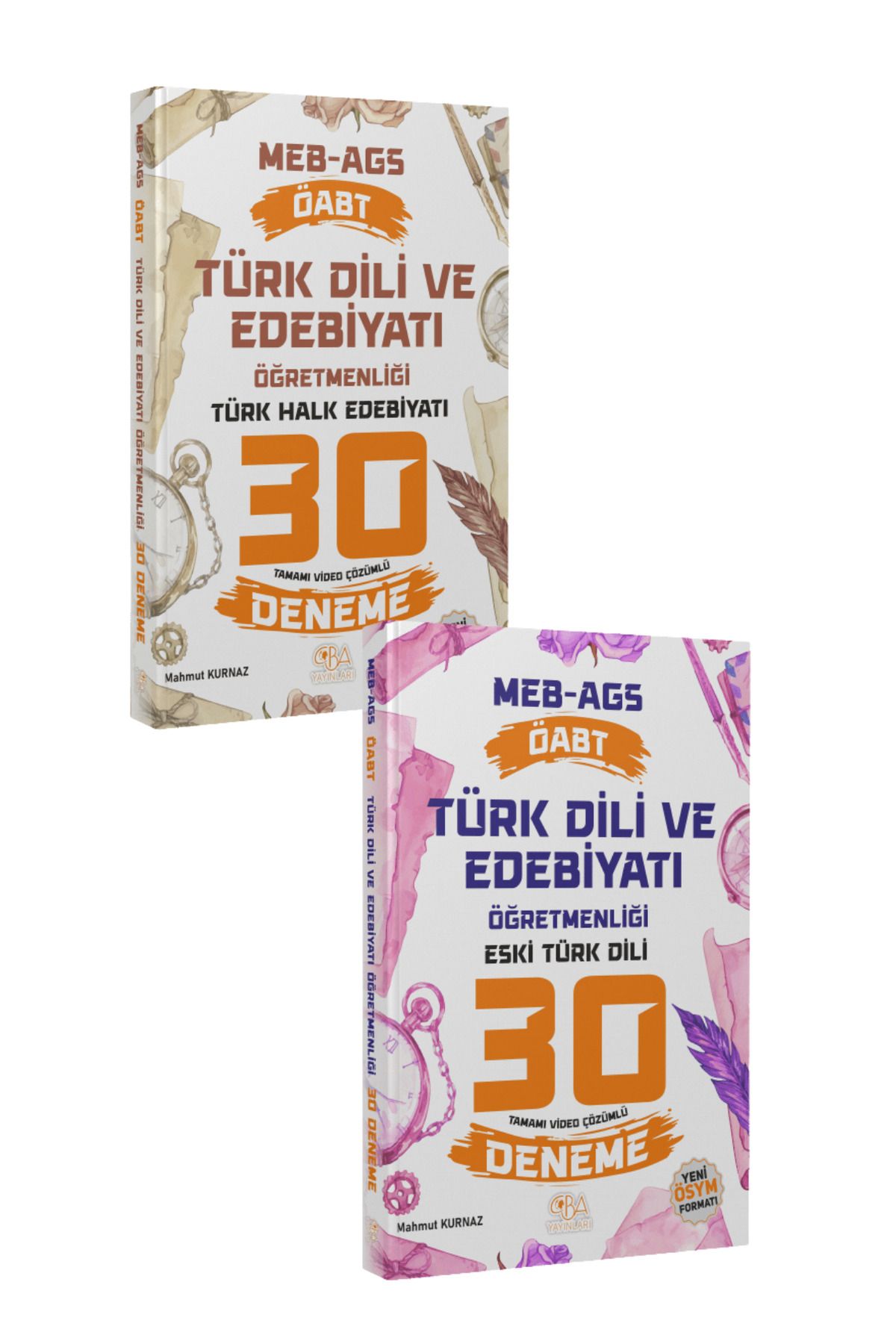 CBA Akademi ÖABT MEB-AGS Türk Dili ve Edebiyatı Öğretmenliği Türk Halk Edebiyatı+Eski Türk Dili 30 Deneme-SET