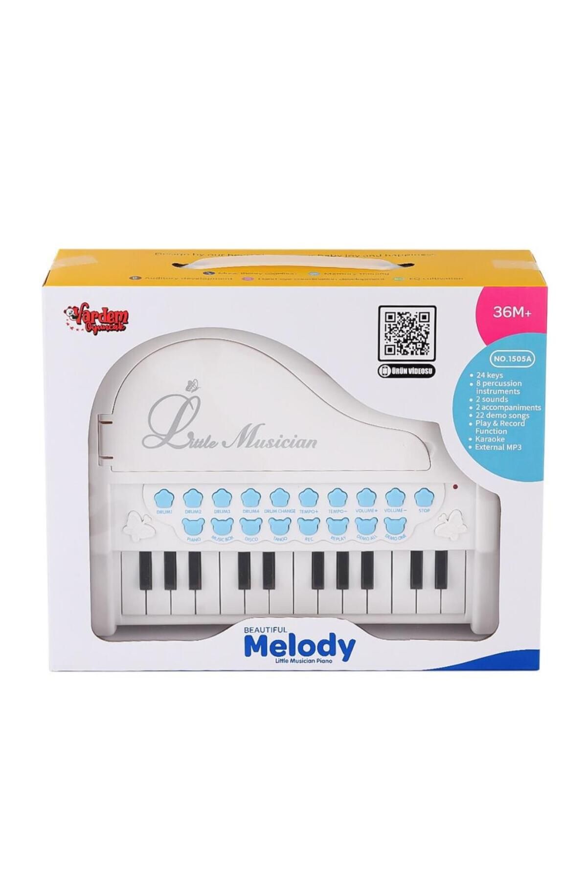 NW NessiWorld Nessiworld BAO-1505A Mikrofonlu Mini Piano 24 Tuş MP3 Çalar