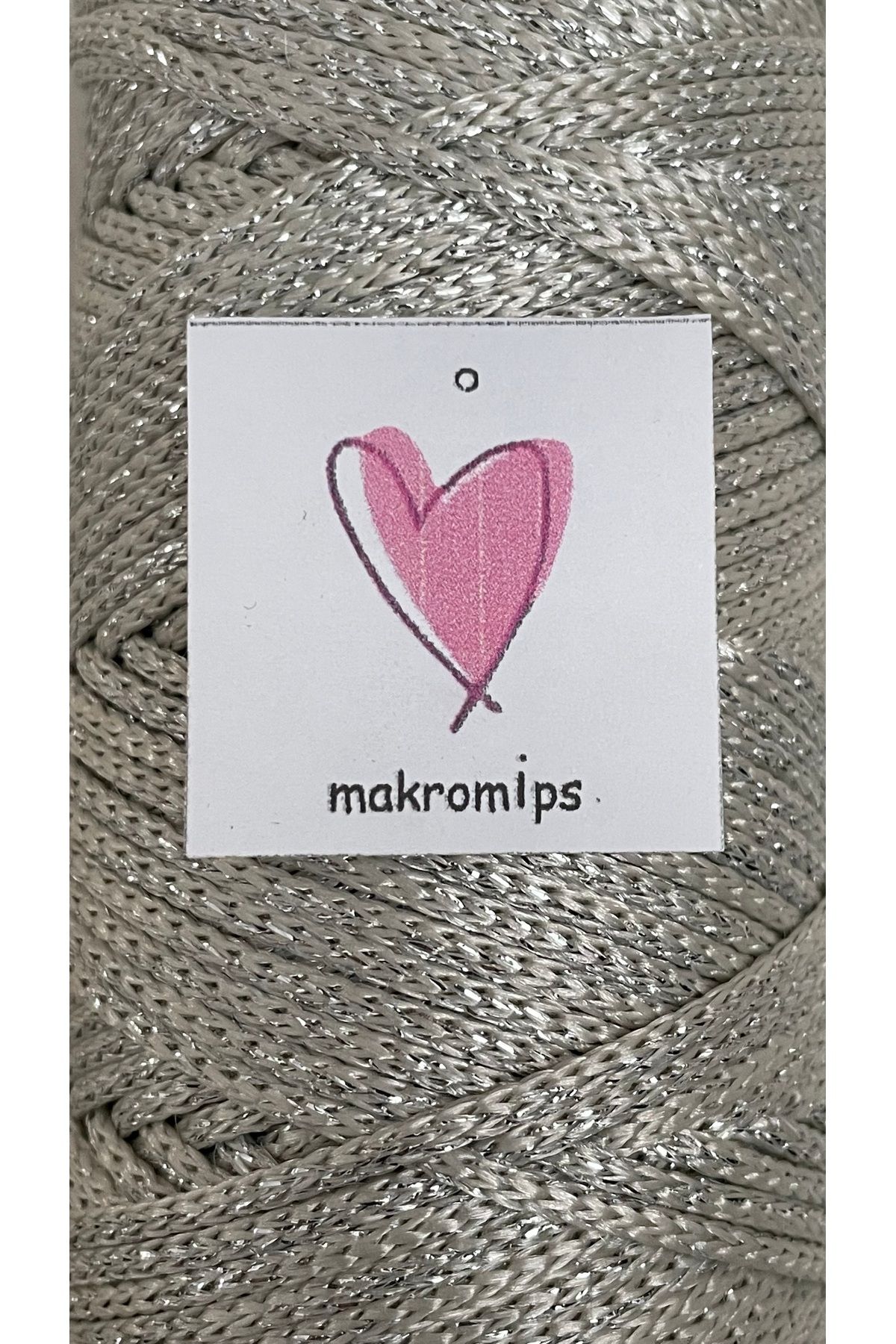 Makromİps-Premium Polyester - 100g Shiny Macrame Rope Hobby Hand Knitted Bag, 1St. Quality Sula 4