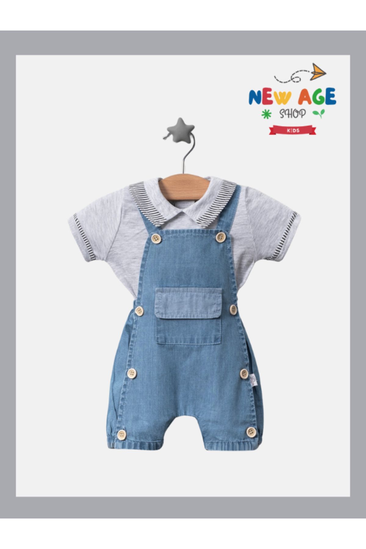 New Age Shop BELDEN LASTİKLİ KOT ERKEK TULUM