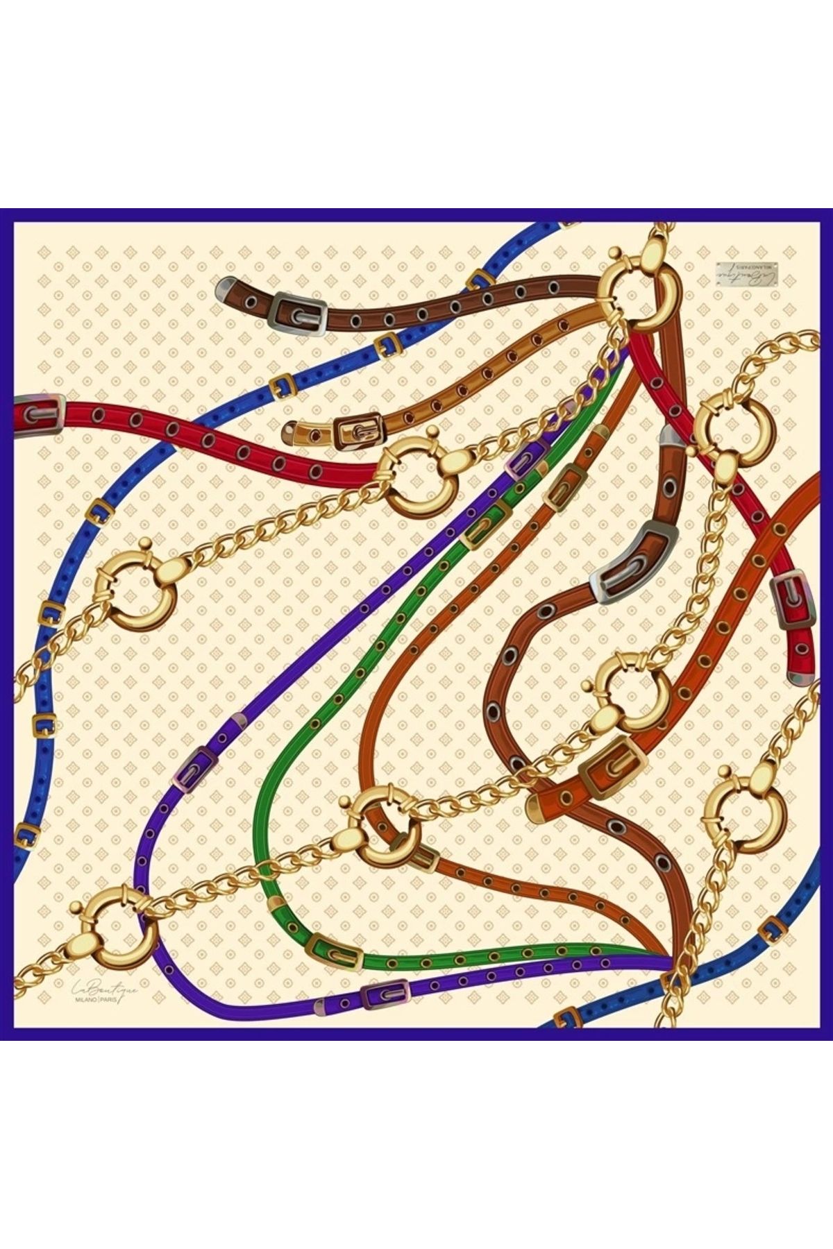 LA BOUTIQUE GÜZ | YAZ SERİNLİĞİ EŞARP 1562-02-90X90