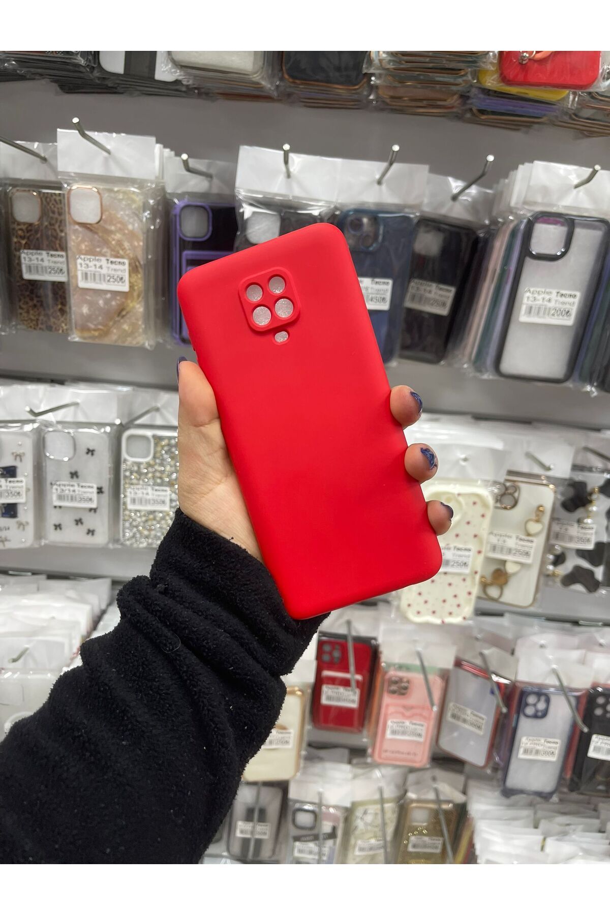 TECNOTREND Redmi Note 9 Pro/Note 9s Uyumlu Mara Lansman silikon kılıf