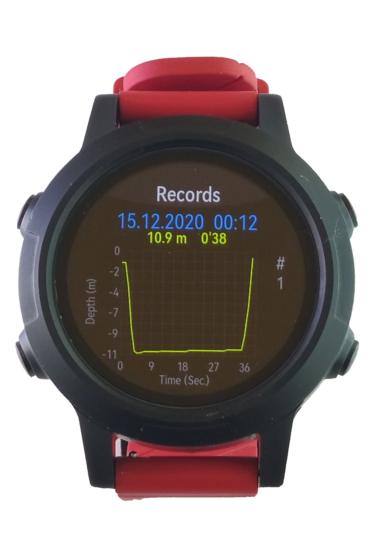 کامپیوتر غواصی MS1 MICROSUB FREE DIVE COMPUTER کمربند سیاه Mikrosub