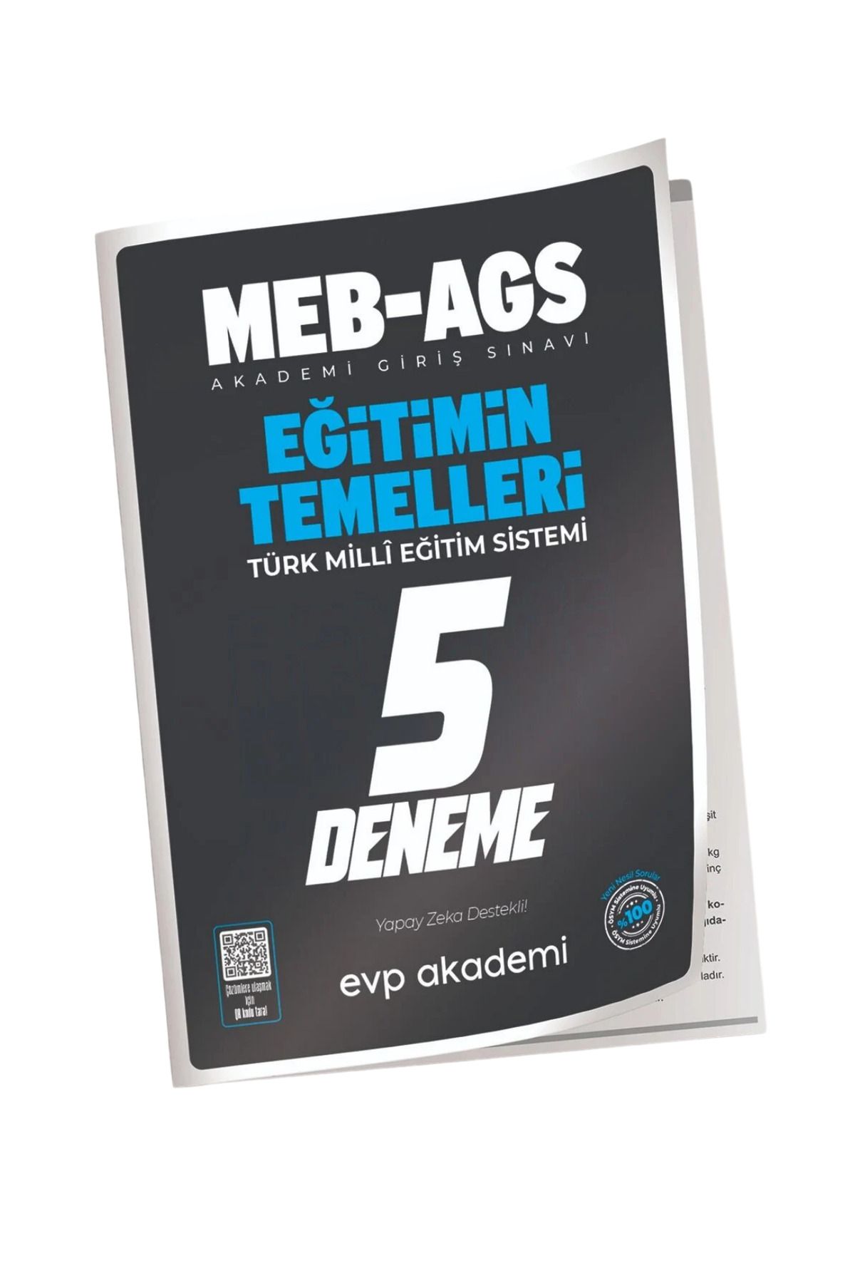 evp akademi 2025 MEB-AGS Eğitimin Temelleri Çözümlü 5 Deneme-YEP YENİ