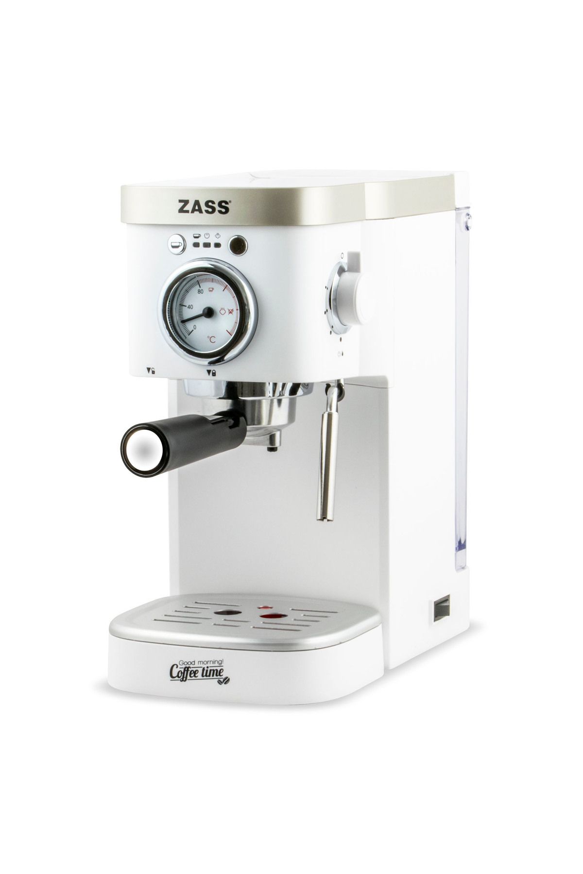 Zass Espressor Zem 08, 1100w, 20 Bare, 2 Suporturi Pentru Filtru, Rezervor De Apă De 1,2 Litri - One Size