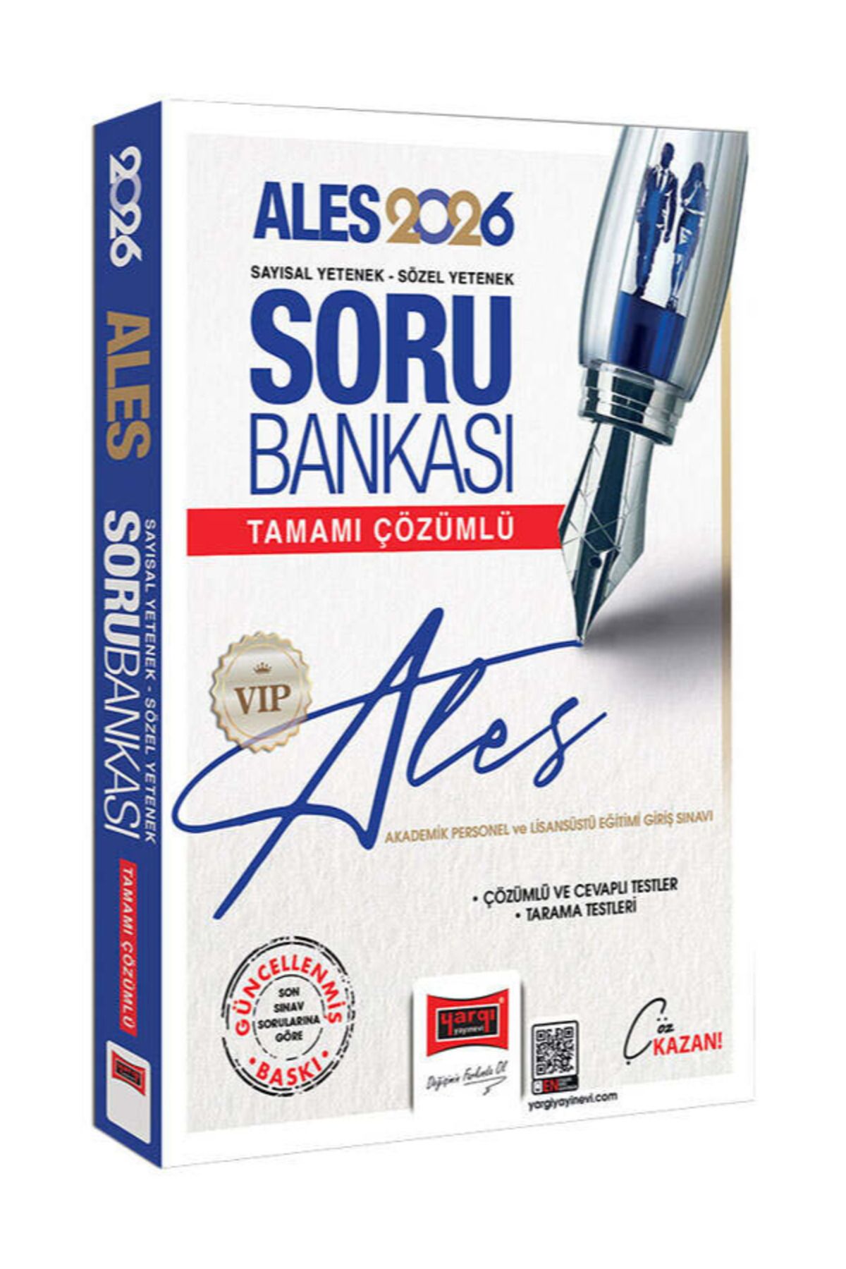 Yargı Yayınları 2026 ALES VIP Sayısal Sözel Tamamı Çözümlü Soru Bankası Yargı Yayınları