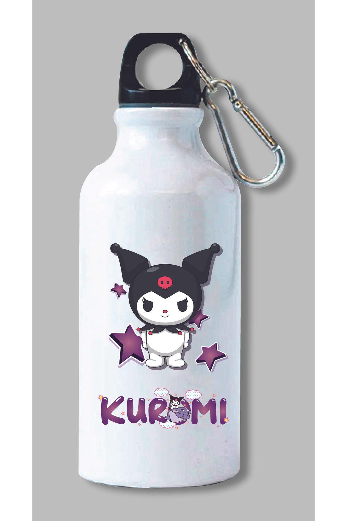 DKDZ SHOP Kuromi Baskılı Metal Suluk 600ml.