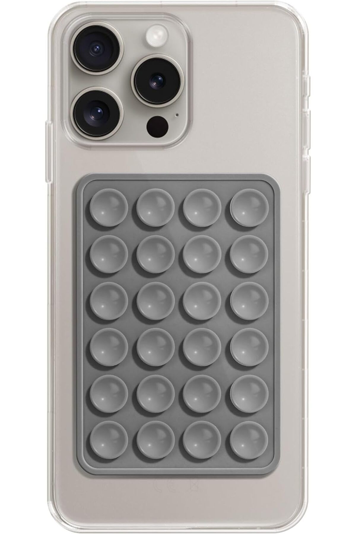 AWEI Silikon Vakumlu Telefon Tutucu, Cep Telefonu için Tutacak, Telefon Arkası Silikon Vantuz Güçlü Tutuş