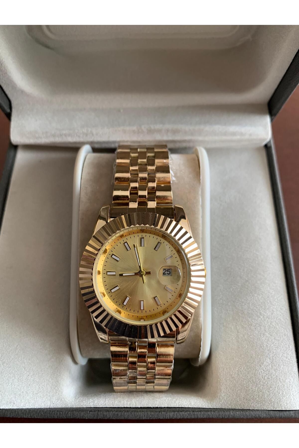 QUARTZ Jübile Kordon Gold Renk Çelik Kadın Kol Saati