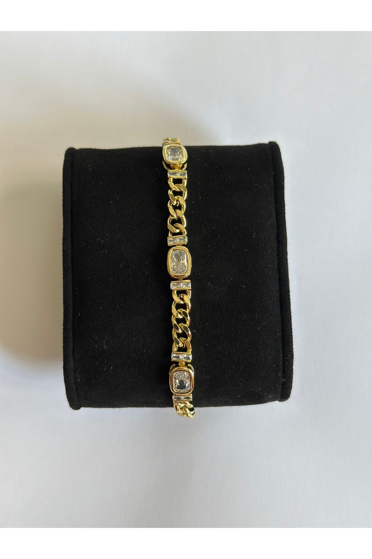 NİSSBEBE XUPİNG JEWELRY VİP Bileklik 14K Renk KARARMAZ Çelik Bileklik (DOĞALTAŞ BİLEKLİK HEDİYE)