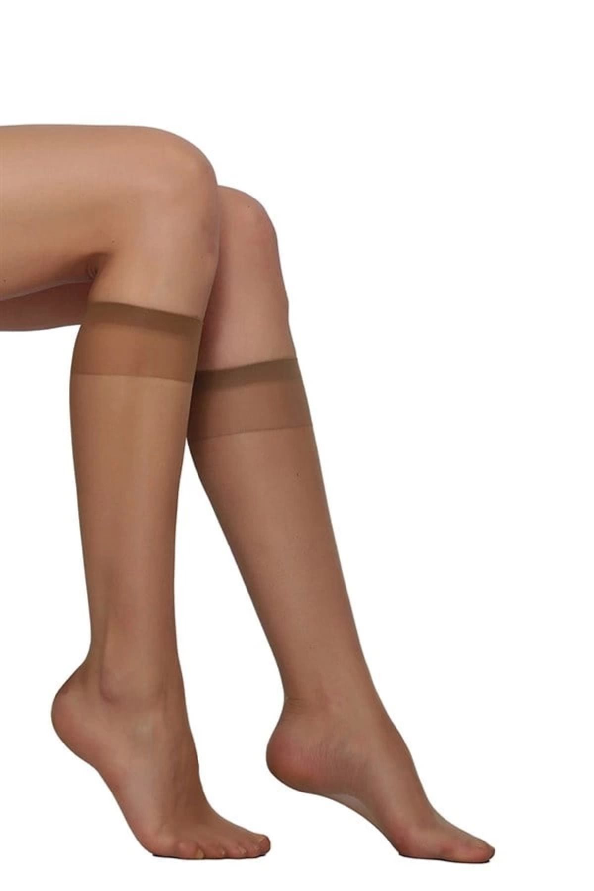 Miravm Daymod Fit 15 Dizaltı Burunsuz Kadın Çorabı