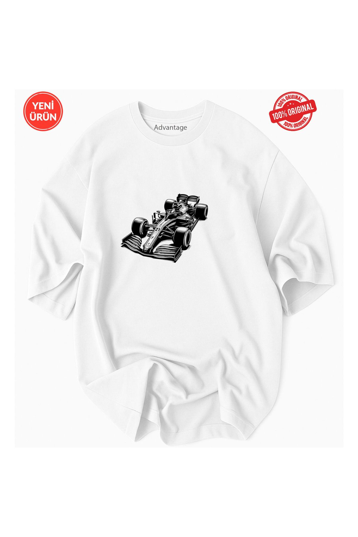 Advantage Racıng Araç Baskılı %100 Pamuklu Lisanslı Premium T-Shirt