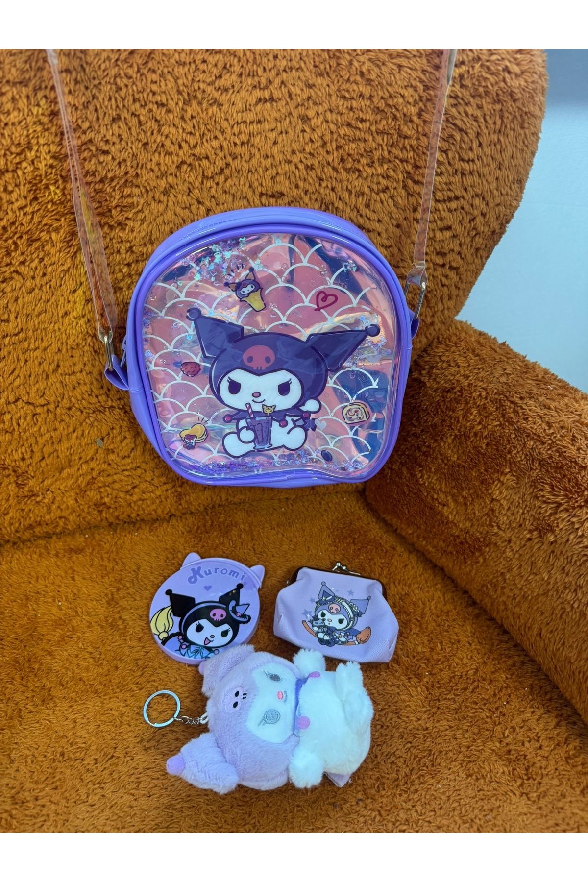 BAEY Kuromi Çanta ve Aksesuar Seti