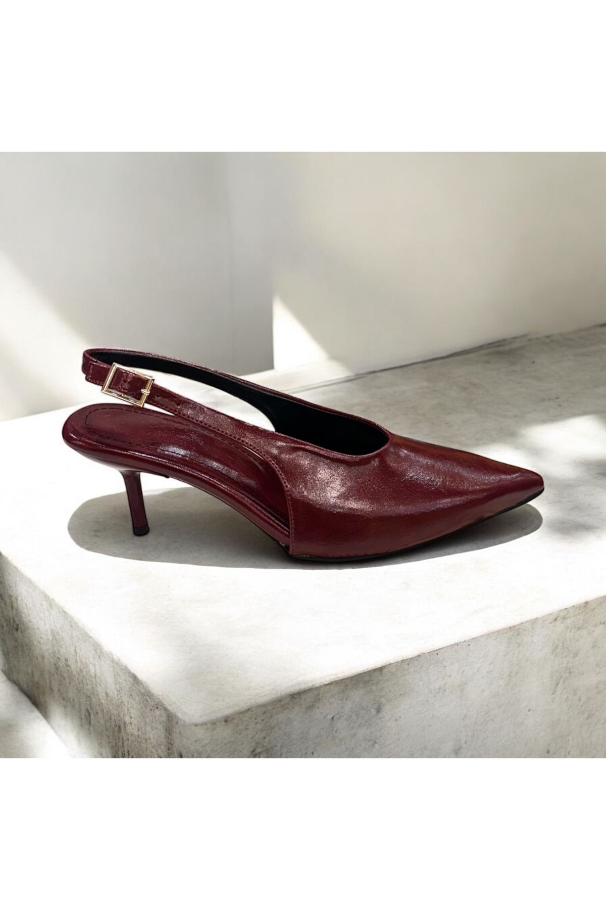 runa shoes Alçak topuk stiletto ayakkabı