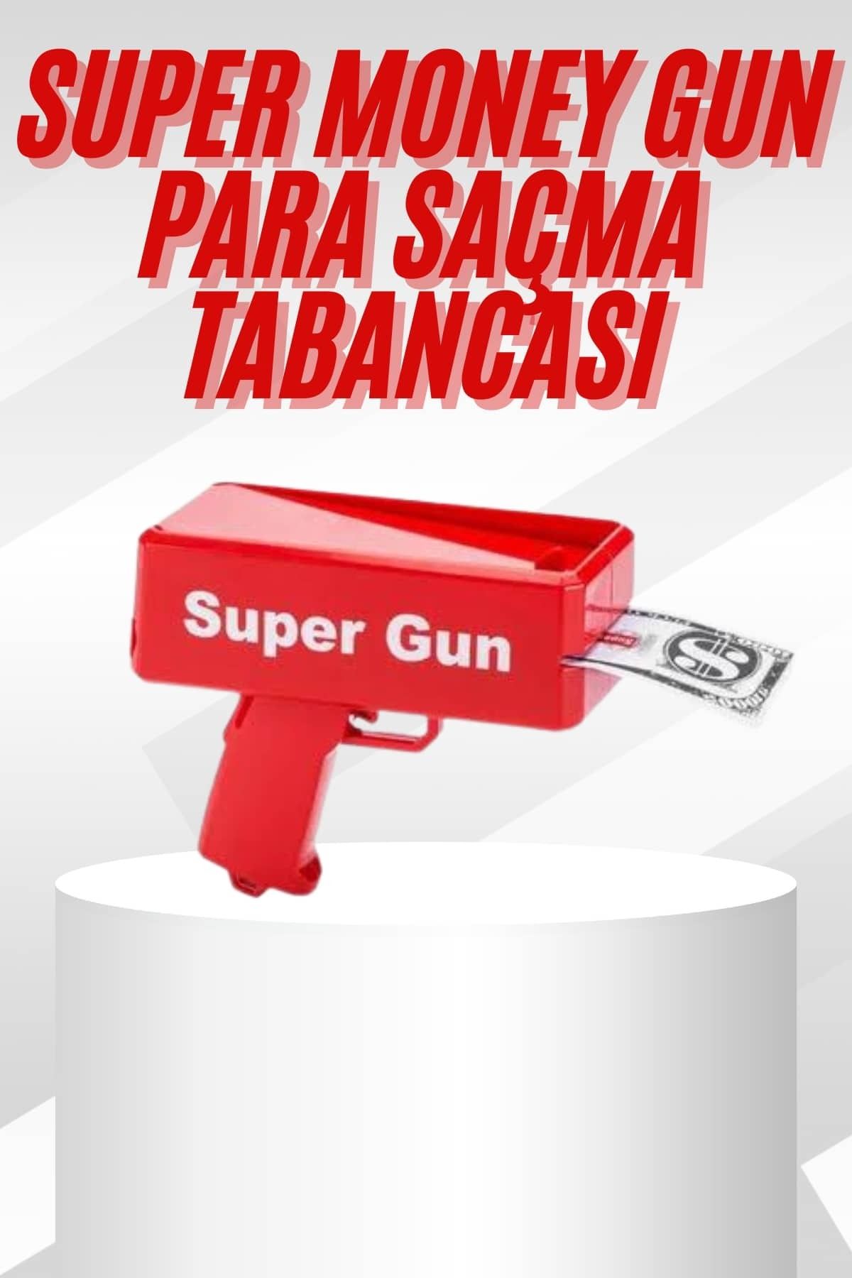 esey ticaret Çocuklara Eğlenceli Para Saçma Makinası Parti Oyuncağı Kırmızı