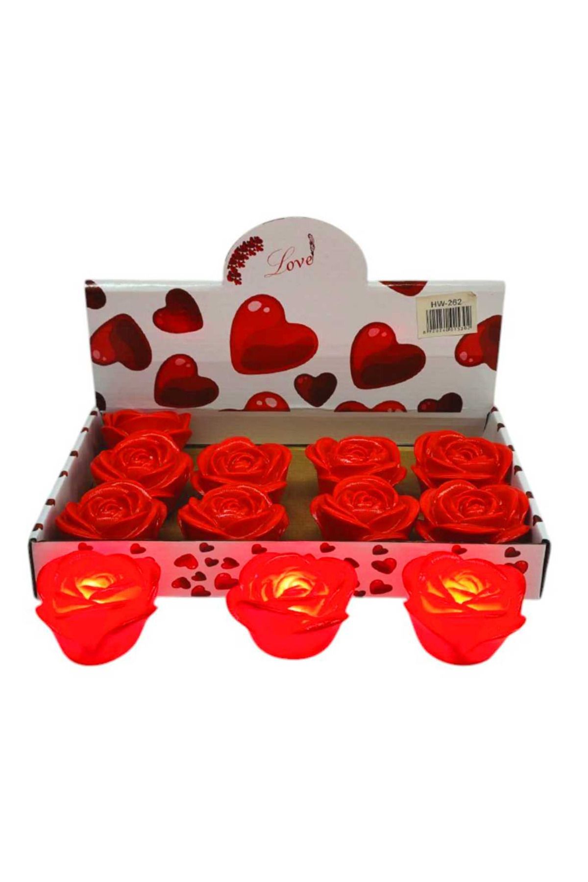 Art Tone YLZ GÜL IŞIKLI HW-262 DEKORATİF EŞYA 12 Lİ PAKET