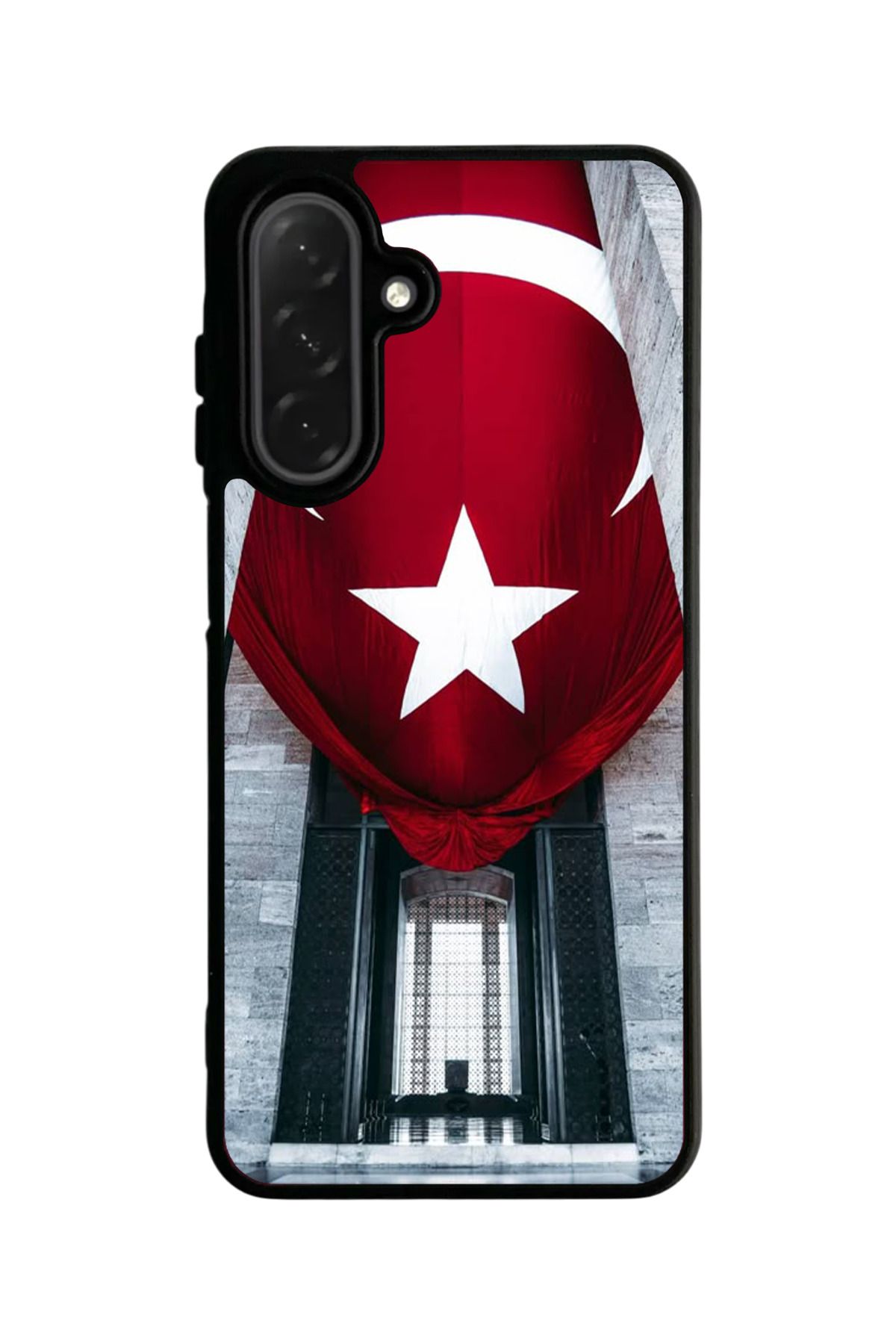 Aksel Kılıf Samsung Galaxy A26 Uyumlu Mat Siyah Kılıf, Yumuşak Silikon, Koruyucu, Şok Emici Kapak Kılıf
