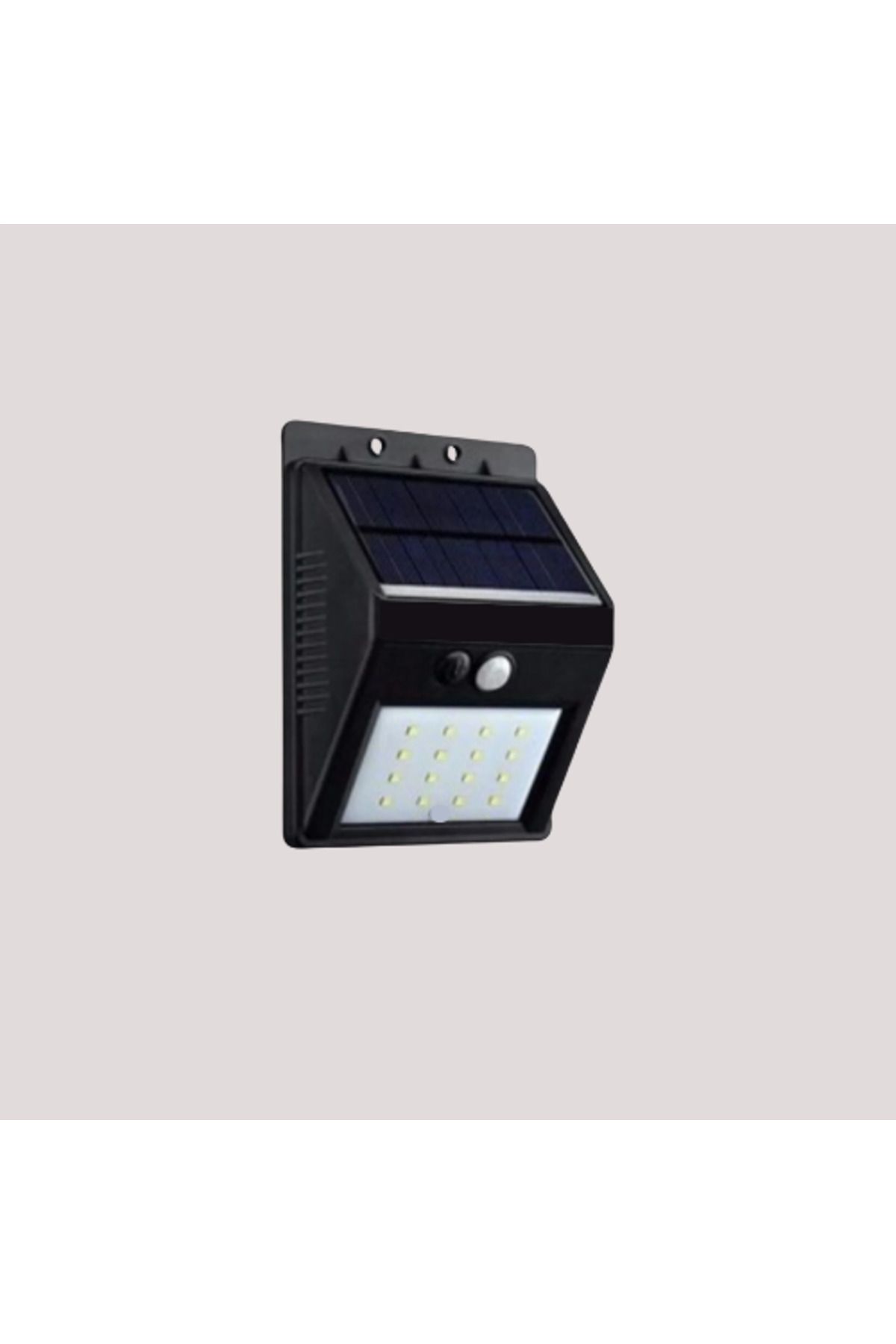 mucit home Maxilife Güneş Enerjili Hareket Sensörlü 20 Ledli Duvar Lambası