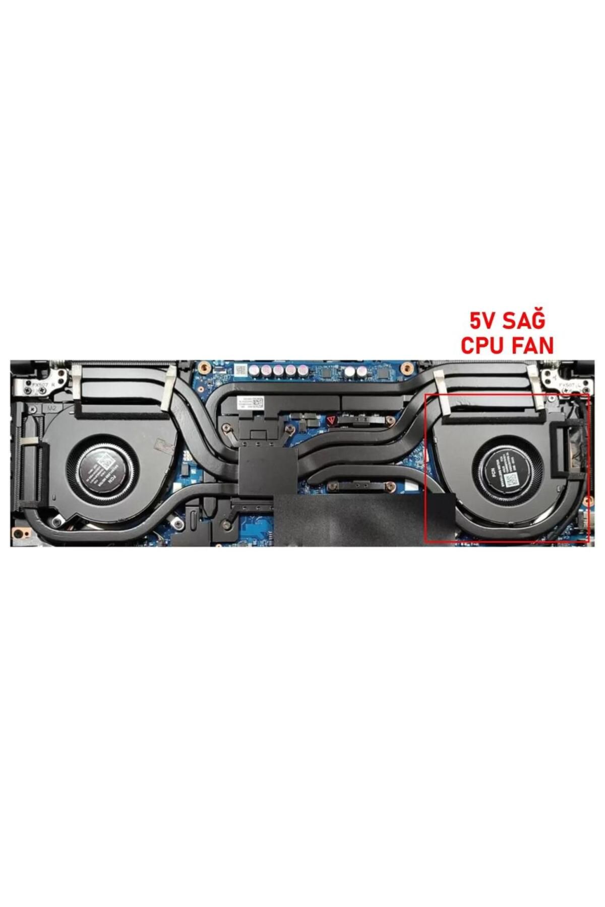 Afila Asus TUF Dash F15 FX517Z Serisi Notebook Cpu Fanı / Ver.1 L - 5V