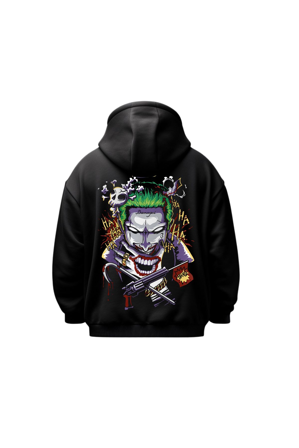 Huw Joker DC Comics Unisex Regular Hoodie Sweatshirt