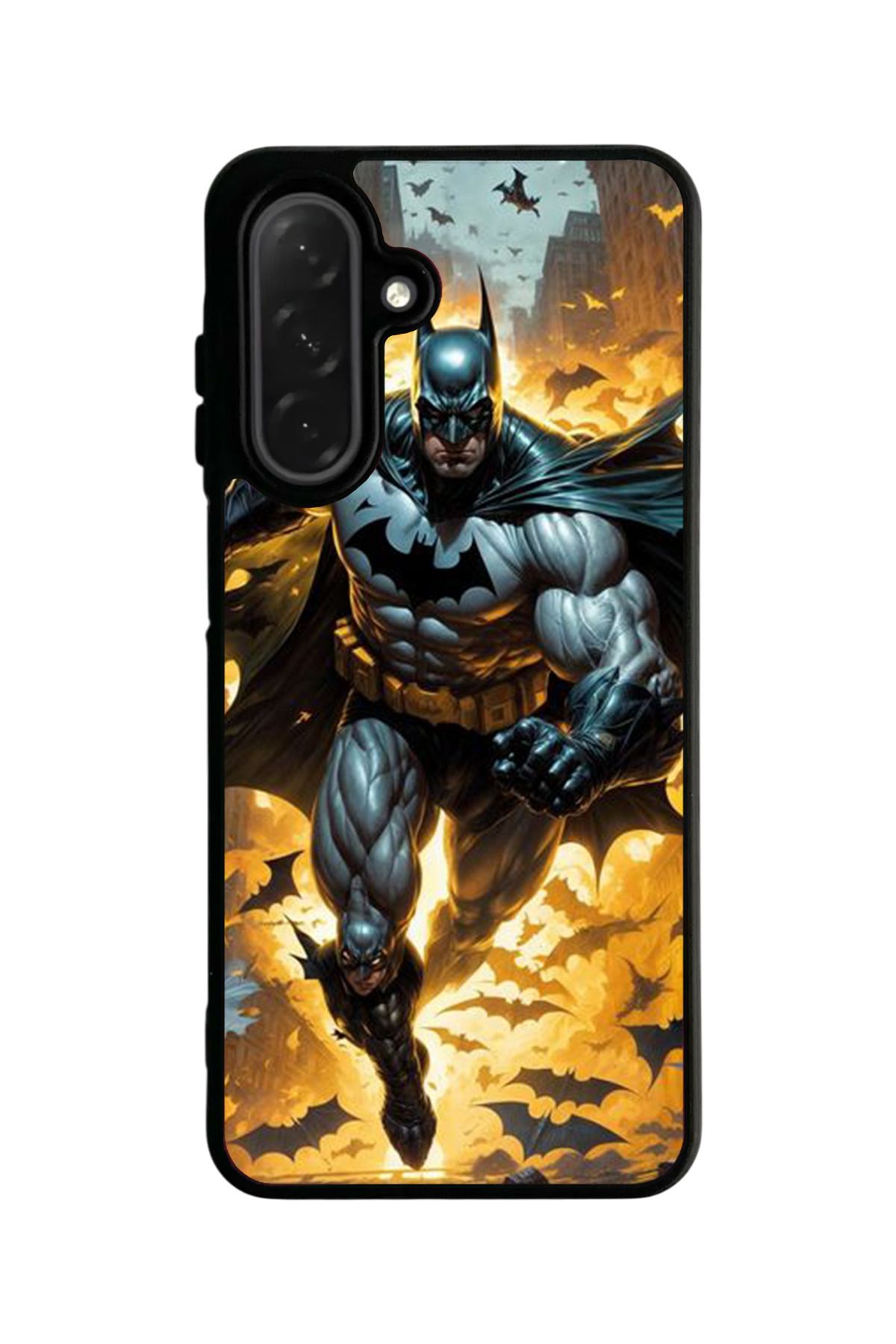 Aksel Kılıf Samsung Galaxy A26 Uyumlu Mat Siyah Kılıf, Yumuşak Silikon, Koruyucu, Şok Emici Kapak Kılıf