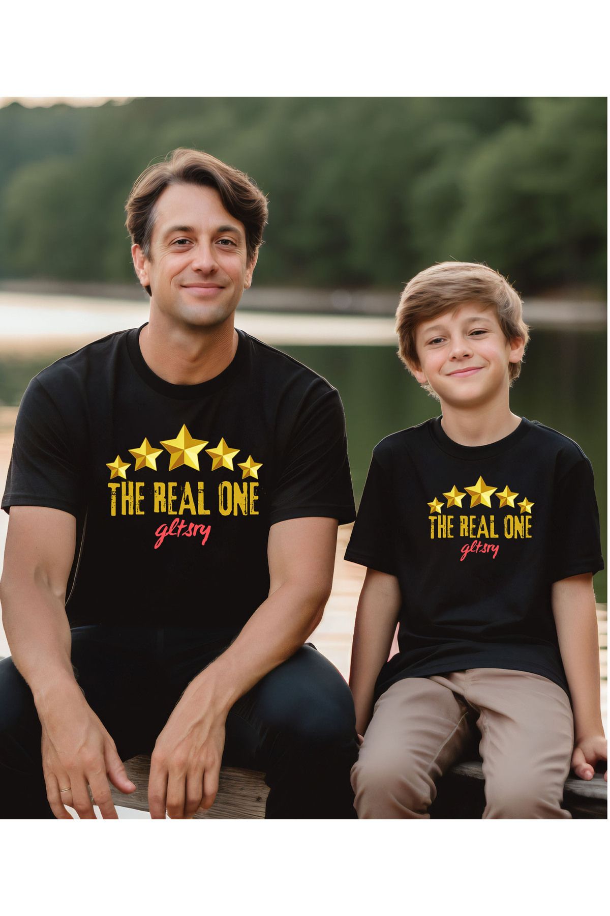 ASELİNDA Taraftar 'the real one' kombin Tişört (tekli üründür kombin için sepete 2 adet ekleyiniz)