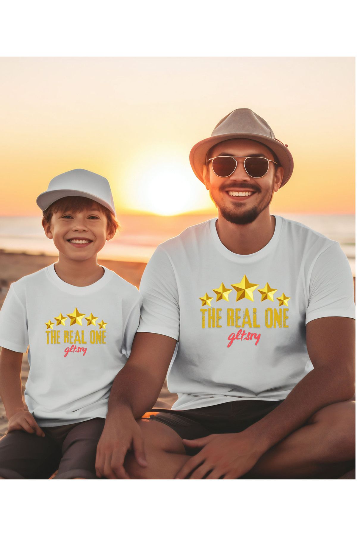 ASELİNDA Taraftar 'the real one' kombin Tişört (tekli üründür kombin için sepete 2 adet ekleyiniz)
