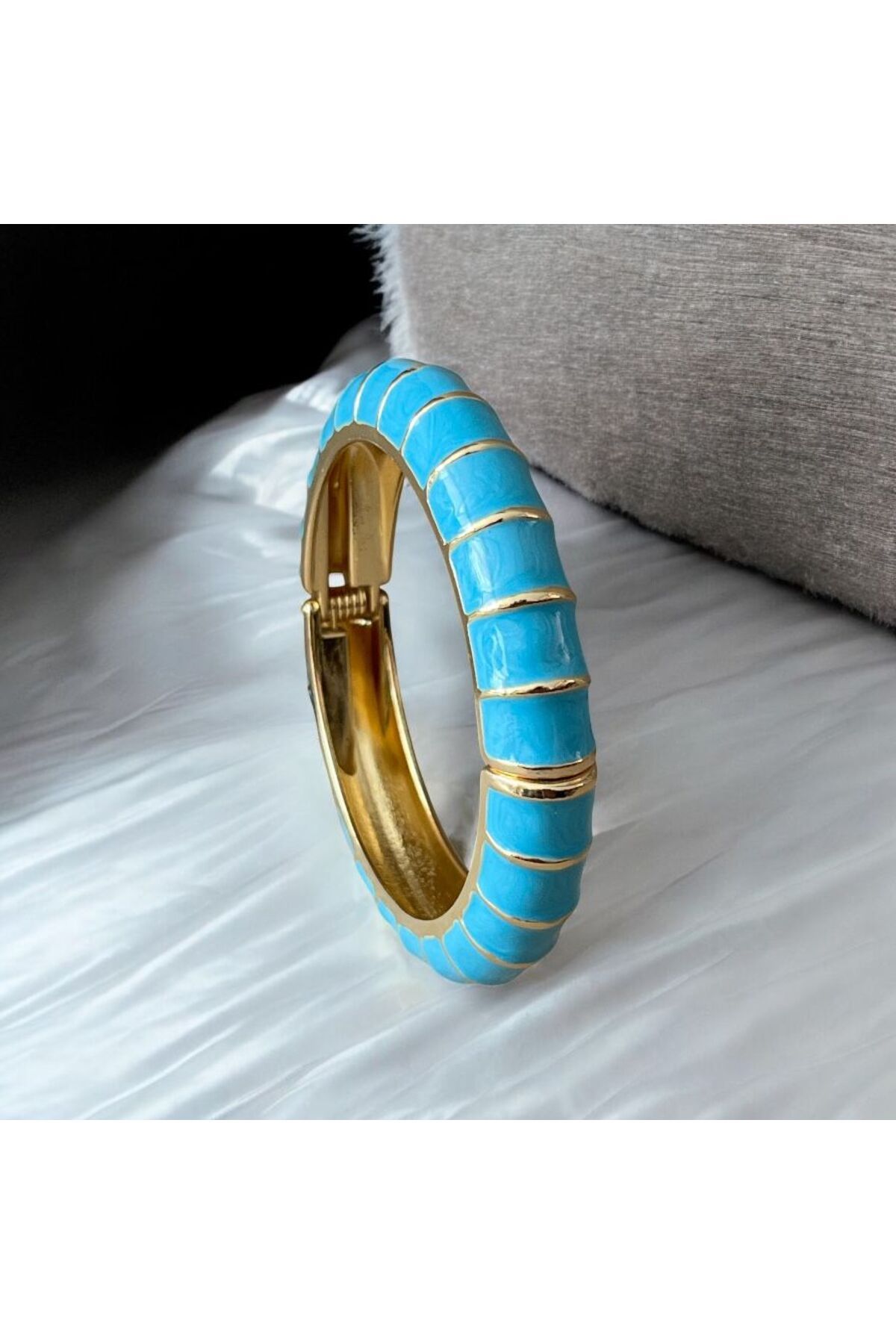 SA ŞA TAKI ZRA Model Marmaris Gold Detaylı Kelepçe