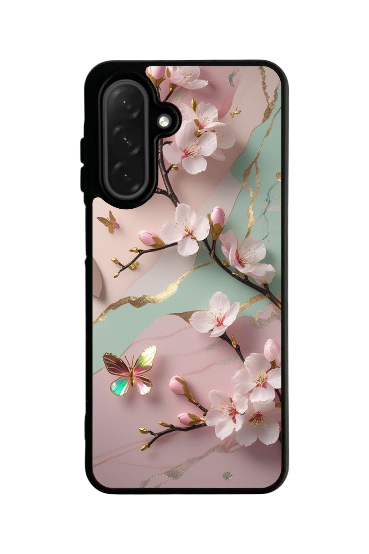 Aksel Kılıf Samsung Galaxy A26 Uyumlu Mat Siyah Kılıf, Yumuşak Silikon, Koruyucu, Şok Emici Kapak Kılıf