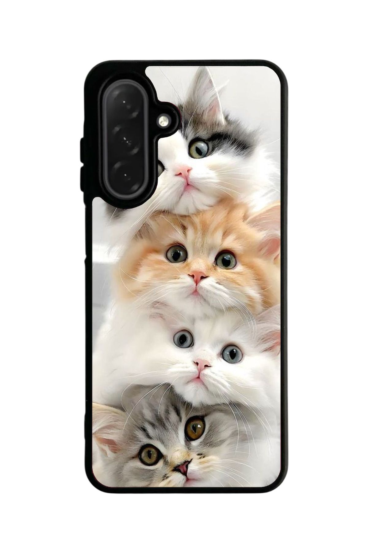 Aksel Kılıf Samsung Galaxy A26 Uyumlu Mat Siyah Kılıf, Yumuşak Silikon, Koruyucu, Şok Emici Kapak Kılıf