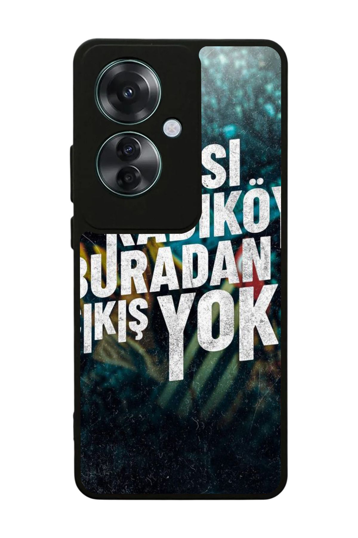 OPPO Reno 11F Uyumlu Mat Siyah Kılıf – Yumuşak Silikon, Koruyucu, Şok Emici Kapak