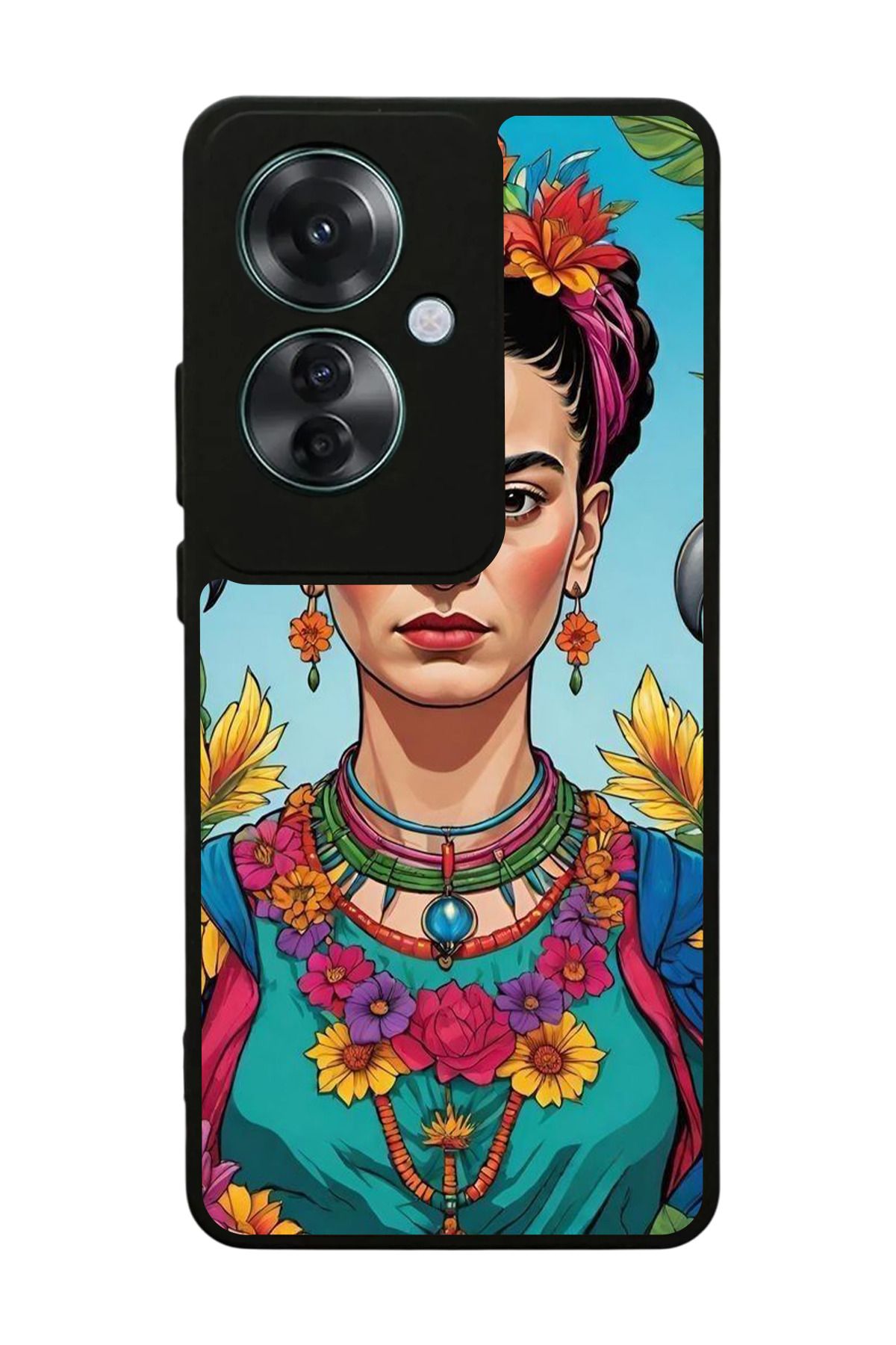 OPPO Reno 11F Uyumlu Mat Siyah Kılıf – Yumuşak Silikon, Koruyucu, Şok Emici Kapak