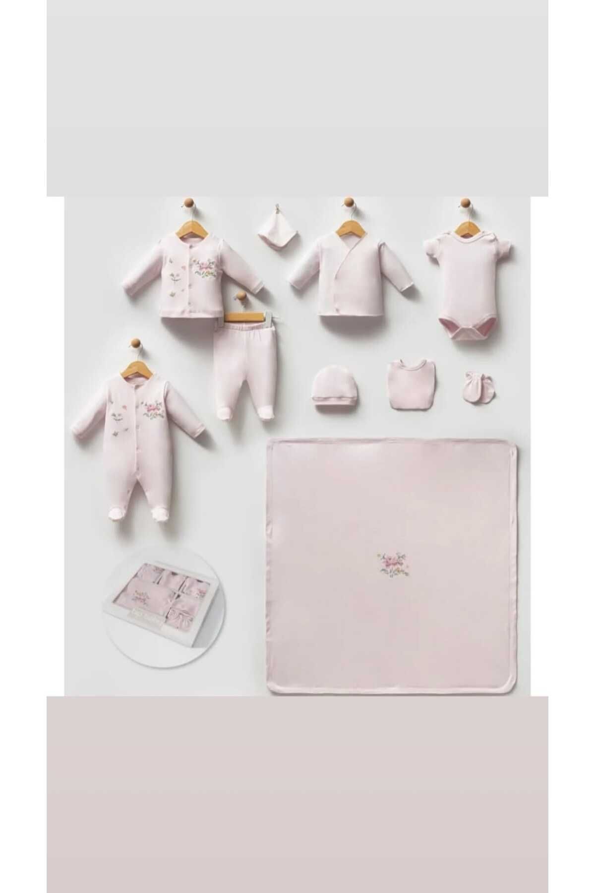 Bip Baby Gül Kanaviçeli 10'lu Hastane Set (0.3 ay)
