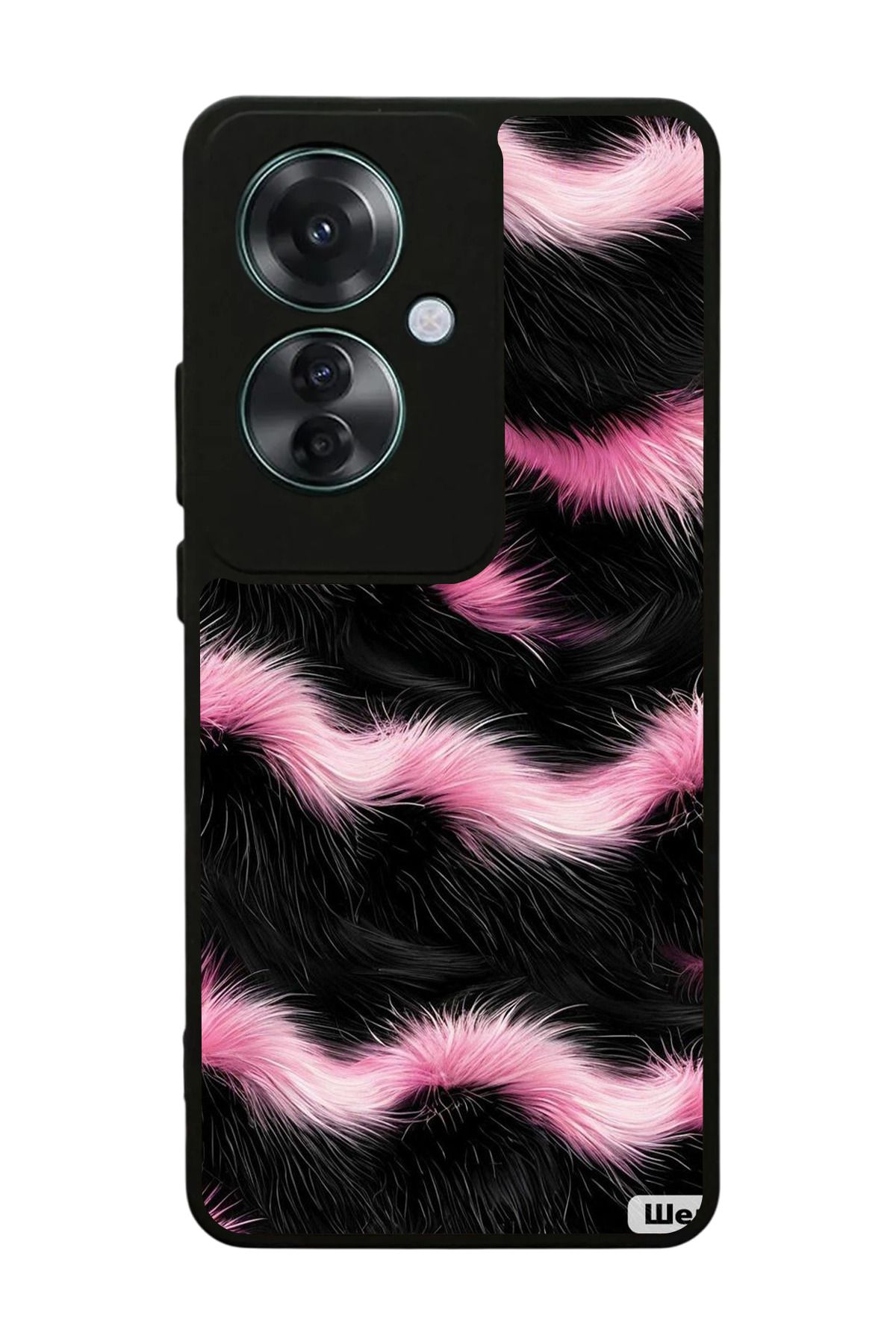 OPPO Reno 11F Uyumlu Mat Siyah Kılıf – Yumuşak Silikon, Koruyucu, Şok Emici Kapak
