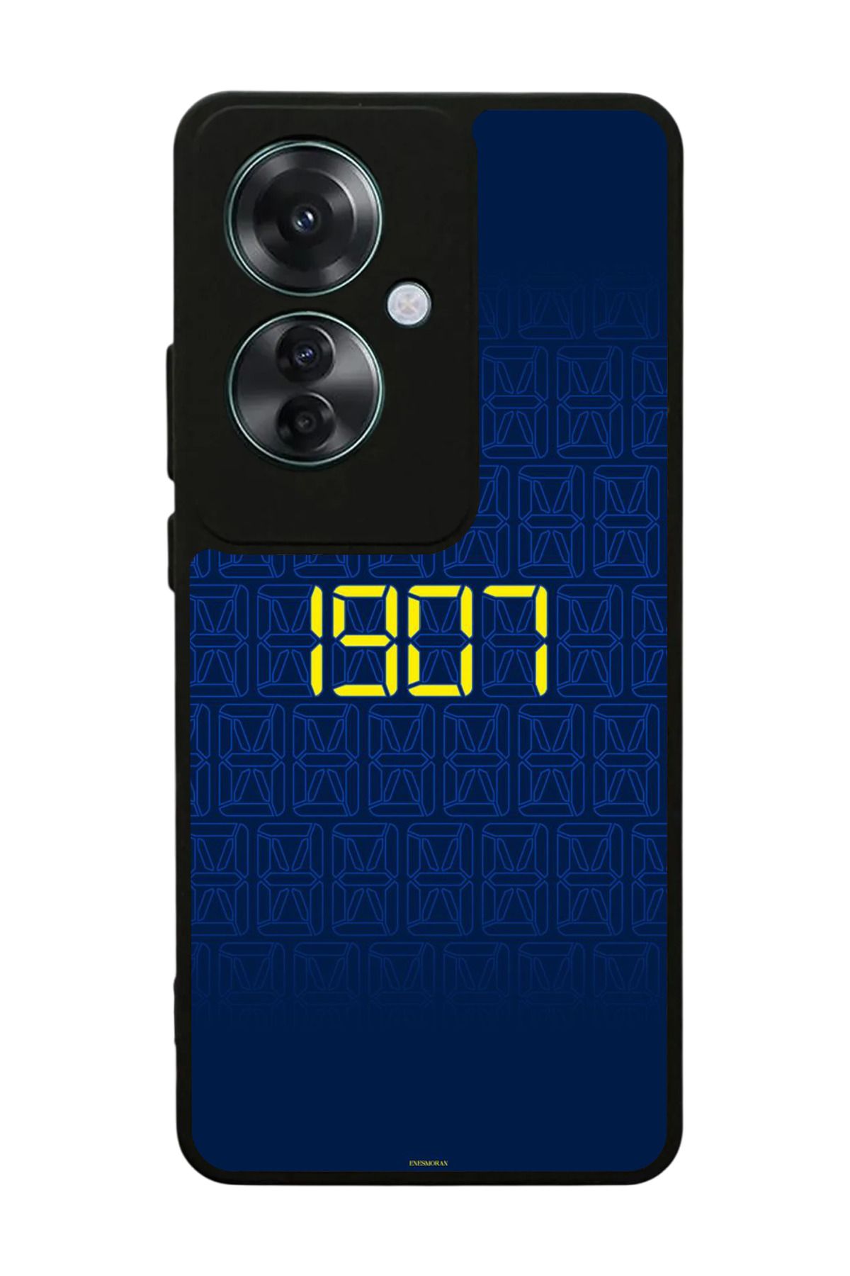 OPPO Reno 11F Uyumlu Mat Siyah Kılıf – Yumuşak Silikon, Koruyucu, Şok Emici Kapak