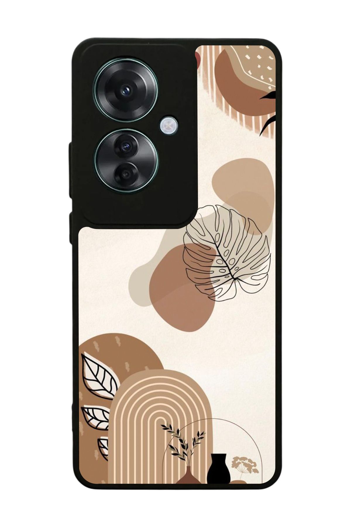 OPPO Reno 11F Uyumlu Mat Siyah Kılıf – Yumuşak Silikon, Koruyucu, Şok Emici Kapak