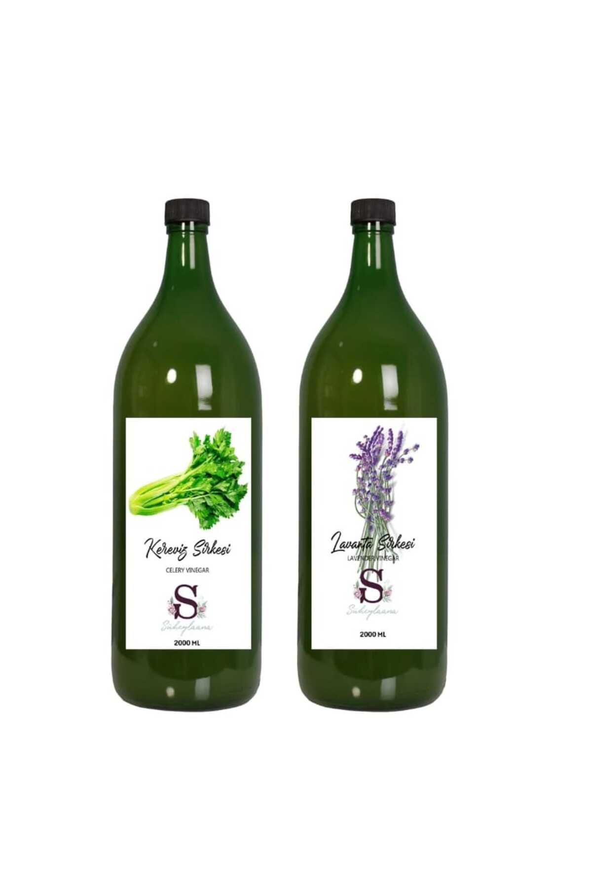 Süheylaana Doğal Kereviz Sirkesi 2000 Ml - Doğal Lavanta Sirkesi 2000 Ml