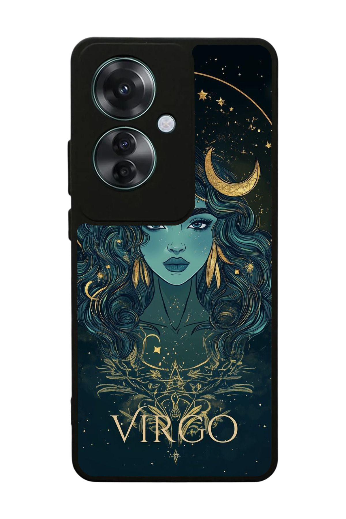 OPPO Reno 11F Uyumlu Mat Siyah Kılıf – Yumuşak Silikon, Koruyucu, Şok Emici Kapak