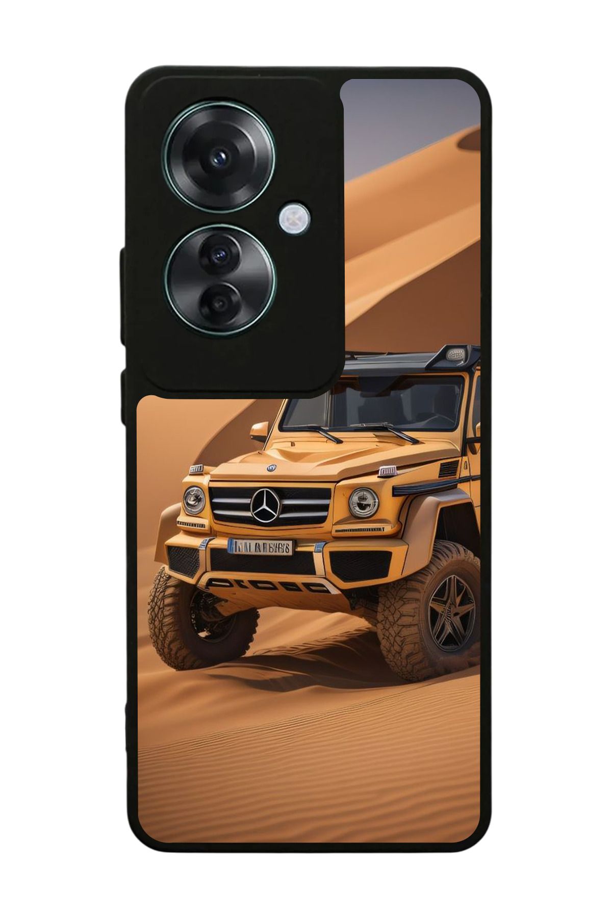 OPPO Reno 11F Uyumlu Mat Siyah Kılıf – Yumuşak Silikon, Koruyucu, Şok Emici Kapak