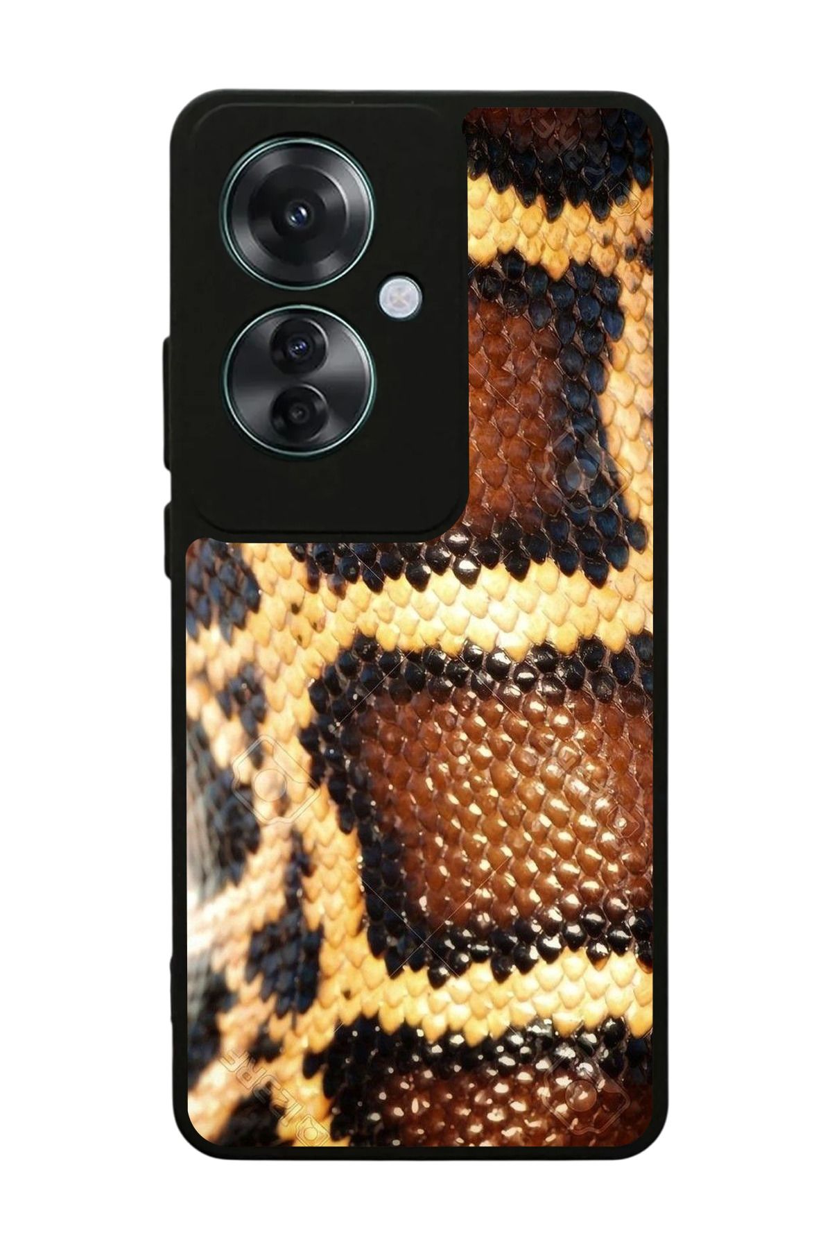 OPPO Reno 11F Uyumlu Mat Siyah Kılıf – Yumuşak Silikon, Koruyucu, Şok Emici Kapak