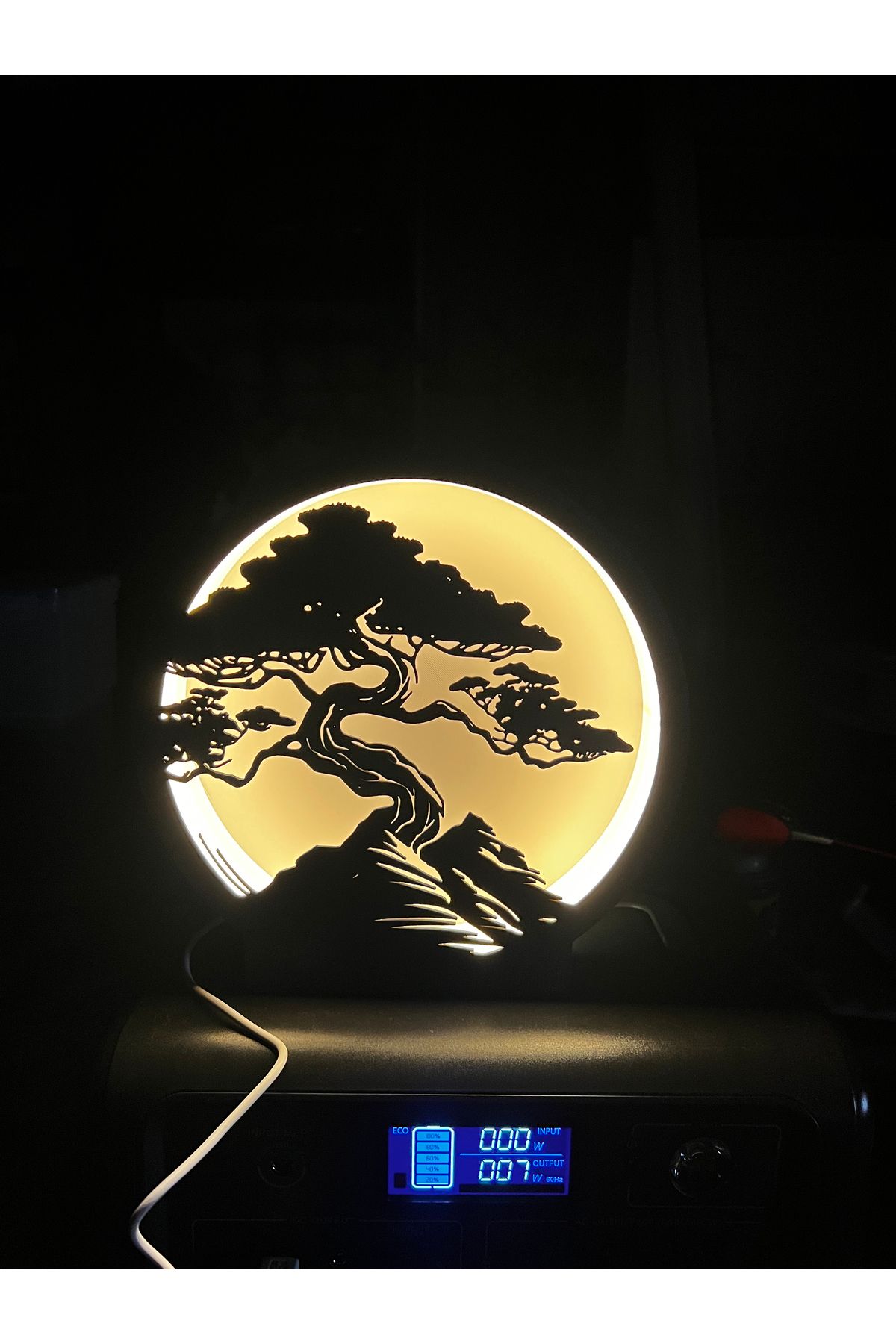 Home Led Işıklı Bonsai Ağaç Masa Lambası – Gece Lambası Dekoratif Tasarım